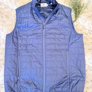 Southern Tide Navy Quilted Vest (light weight puffer)